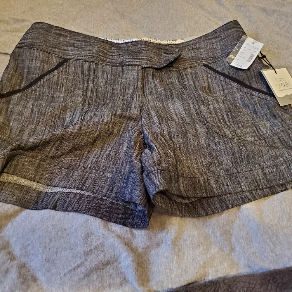 2 pairs of Maurices I Am Smart shorts